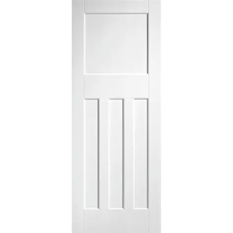 درب داخلی پنل LPD White Primed DX 1930s Edwardian Style 4 | Superstore درب® | Superstore درب