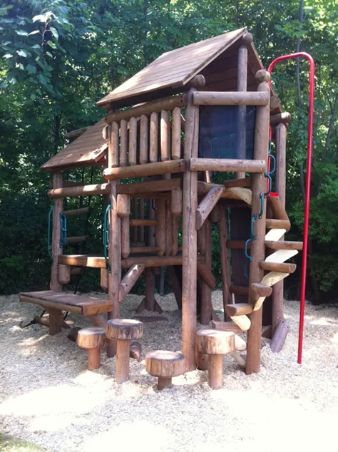 Bears Playgrounds Tree Fort Creation که از صفحه مدل 1 Bears Playgrounds Ponderosa ما ایجاد شده است