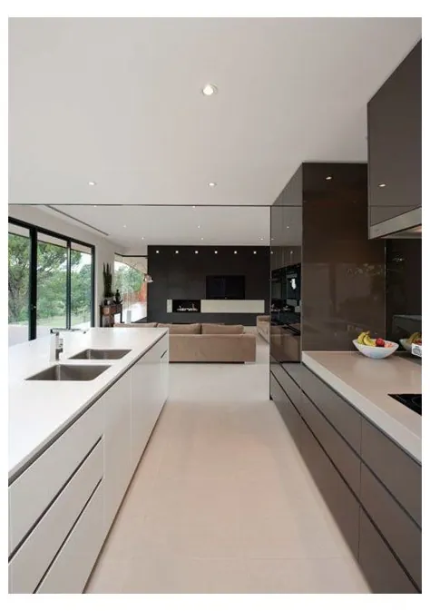 طراحی آشپزخانه بزرگ مدرن
