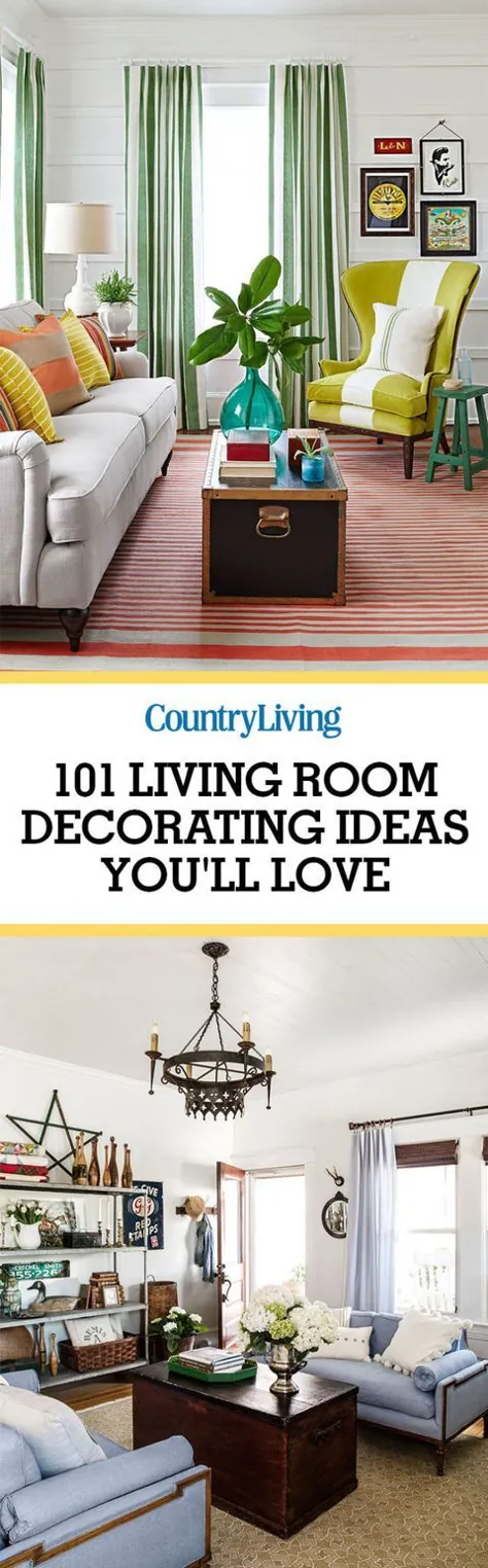 100+ ایده برای تزئین اتاق نشیمن که دوست دارید