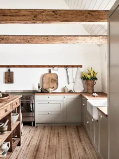 آشپزخانه خانه در Österlen - طراحی COCO LAPINE