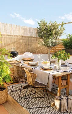 Aménager sa terrasse avec style en matériaux naturels - PLANETE DECO دنیای خانه ها