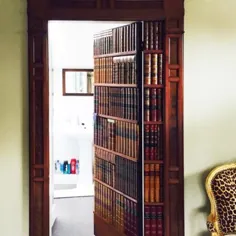 درهای مخفی برای اتاق های پنهان ، کمد و کمد - کتاب های مصنوعی