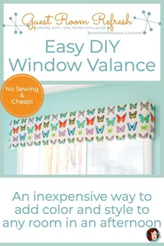 DIY Window Valances - Mid Modern Mama