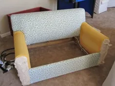 صندلی عشق Reupholstered - بی نظیر خلاق