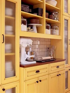 آشپزخانه خود را با این ایده های رنگارنگ کابینت تازه کنید