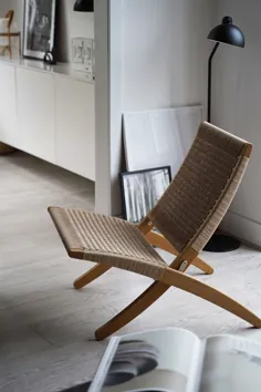 میلادی |  زیبایی سادگی - صندلی کوبایی بافته شده مورتن گوتلر - Hege در فرانسه