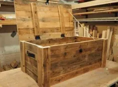 قفسه سینه ذخیره شده چوب