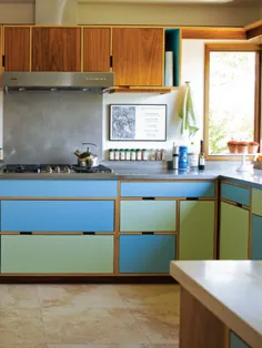 10 روش کاملاً خلاقانه برای رنگ آمیزی کابینت آشپزخانه