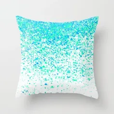 نعناع درخشان Throw Pillow توسط mariannatankelevich