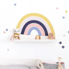 برچسب دیواری رنگین کمان GODNATT برای نوار عکس IKEA MOSSLANDA