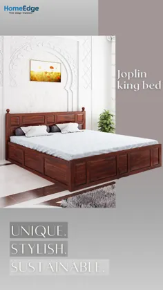 تختخواب نگهداری جعبه Joplin King