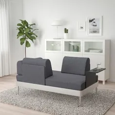 مبل خوابیده FLOTTEBO با میز کناری ، ویسل خاکستری تیره ، 47 1/4 "- IKEA