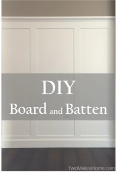 30 $ DIY Board and Batten Foyer | بازسازی منزل ، دکوراسیون منزل ، خانه