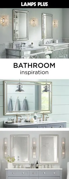 ایده های طراحی حمام و الهام از اتاق |  لامپ به علاوه