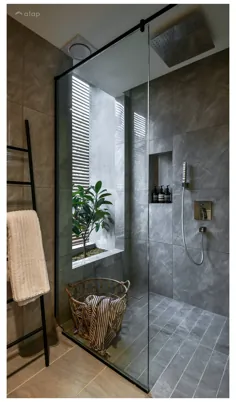طراحی داخلی حمام اسکاندیناوی