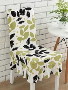 روکش صندلی صندلی کششی الاستیک گل زیبا با دامن دکوراسیون عروسی خانگی اتاق ناهار خوری