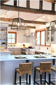 25 ایده طراحی آشپزخانه به سبک ساحلی