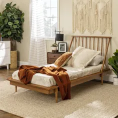تختخواب دوقلو از چوب جامد اسپیندل