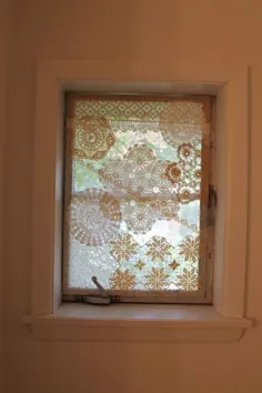 به Plain Windows with Lace حریم خصوصی را اضافه کنید