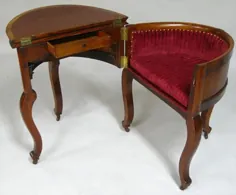 مبلمان ، میز ، صندلی میز دگرگونی ، استفان هجز ، آمریکایی ، عتیقه ، قرن نوزدهم