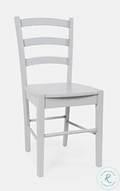 صندلی ناهار خوری نردبان سفید EZ Style مجموعه ای از 2 عدد