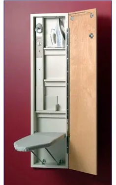 E-46 Premium الکتریک توکار یا اتاقی ساخته شده روی دیوار با سیستم الکتریکی ، صفحه اتو با حالت ثابت و گزینه های درب چوب توسط Iron-A-Way |  KitchenSource.com