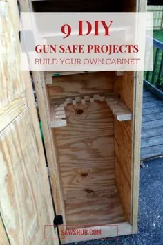 9 DIY Gun Safe and Cabinet برای ذخیره سلاح گرم