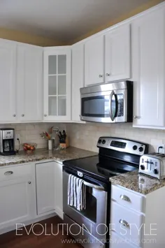 تغییر شکل آشپزخانه: از رنگ آمیزی چوب (رنگ) تا روشنایی خوب