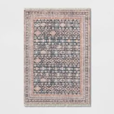 رژگونه فرش فرش ایرانی 7'x10 'Alexandra Floral Borded - Opalhouse