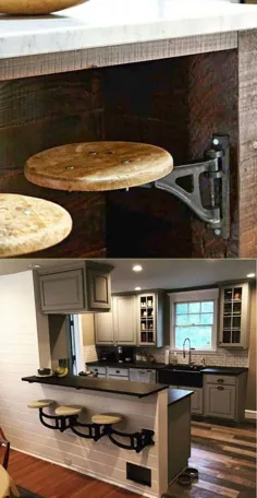 26 ایده برتر برای استفاده از فضاهای تنگ یا مرده در آشپزخانه - طراحی DIY