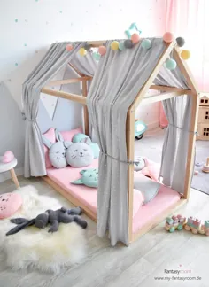 تختخواب خانه برای کودکان - 3 ایده عالی برای دکوراسیون