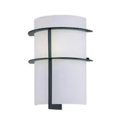 Illumine 1-light Black Wall Sconce with Frost Glass-CLI-LS447252 - انبار خانه