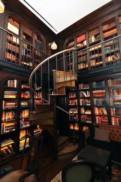 90 ایده کتابخانه خانگی برای آقایان - طراحی اتاق خصوصی مطالعه