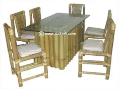 ساخت مبلمان BAMBOO DINING FURNITURE در BALI