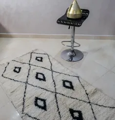 فرش منحصر به فرد مراکشی فرش Beni Ourain فرش Berber Azilal Fluffy |  اتسی