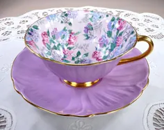 لیوان چای قوری قوری شیشه شیر کاملاً زیبا توسط TeacupsAndOldLace