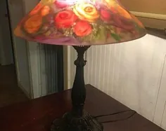 چراغ طبقه لامپ نقاشی شده Whimsical | چراغ طبقه چراغ نقاشی شده |  اتسی