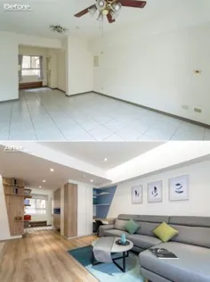 Antes / después - Moderna transformación de un apartamento en Taiwan |  دلیکاتیسن