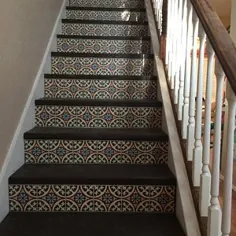 Stair Riser Vinyl Strips 15 مرحله استیکر متحرک لایه بردار و | اتسی