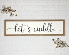 Lets cuddle Lets Cuddle Sign Lets cuddle Master اتاق خواب |  اتسی