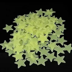 Glow In The Dark Stars برچسب های درخشان کودکان و نوجوانان اتاق خواب سقف اتاق خواب 100 انگلستان | eBay