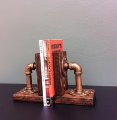 بایگانی های صنعتی / Steampunk / Bookends / مضطرب مس | اتسی