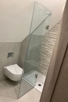 درهای دوش شیشه ای برای حمام های کوچک