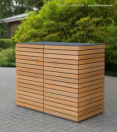 جعبه های زباله چوب سخت - تضمین 25 سال