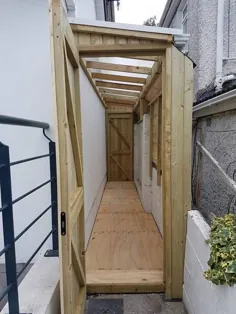 Lean To Shed Cabinteely | Side Passage Shed | نجاری مک.