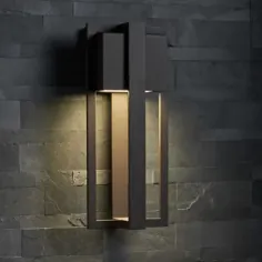 Shockoe Chocolate Bronze LED Outdoor LED Wall Sconce