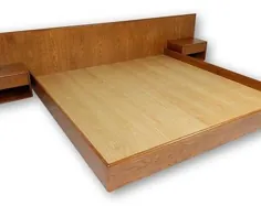تختخوابی مدرن افرا و گردو با فضای ذخیره سازی ، تخت با کشو ، انباری زیر تخت ، تختخواب کینگ ، تخت کوئین