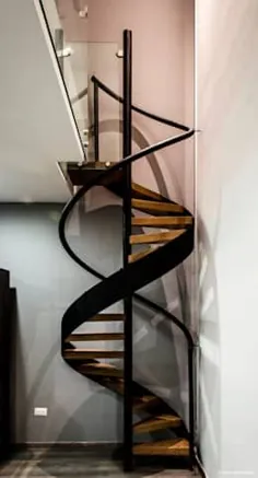 Escaleras modernas: 15 Ideas geniales para casas con poco espacio |  احترام گذاشتن