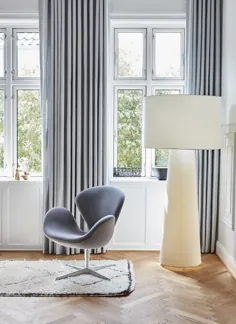 مینیمالیسم ظریف در خانه فروشنده بصری پرنیل لیککه - فضای طراحی دانمارکی